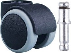 Kolečko pro židle pogumované EMI 50 AD G, čep 11x20 mm