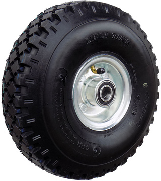 Bantamové nafukovací kolo s kovovým šroubovacím diskem 4.00-4 DELI, 300 mm, 250 kg