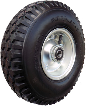 Bantamové nafukovací kolo s kovovým diskem 5.30/4.50-6, 360 mm, 250 kg