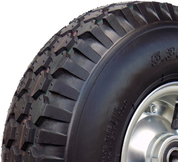 Bantamové nafukovací kolo s kovovým diskem 5.30/4.50-6, 360 mm, 250 kg