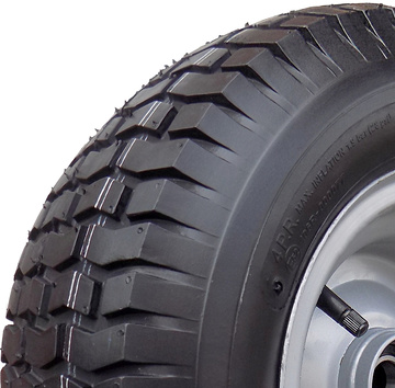 Bantamové nafukovací kolo na kovovém disku s krytkou 16×6.50-8 DELI, 420 mm, 350 kg