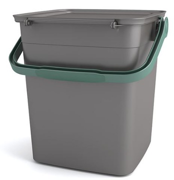 Plastový kbelík s víkem KETER SMART 9 l šedý