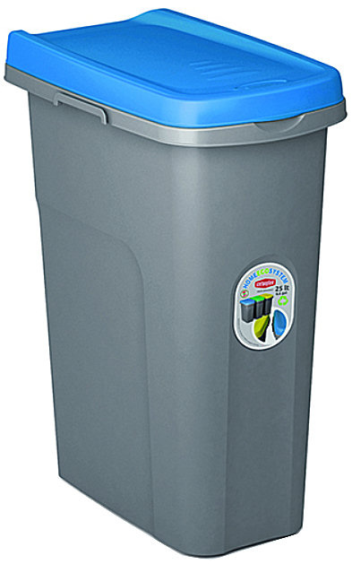 Odpadkový koš Stefanplast HOME ECO SYSTEM 25 L modré víko