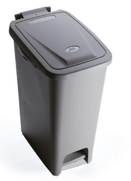 Odpadkový nášlapný koš M-Home ECOPEDAL BIN 27 l světle hnědý