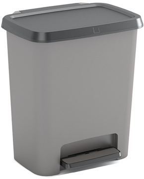 Plastový odpadkový koš KETER COMPATTA RECYCLING 12 + 12 l