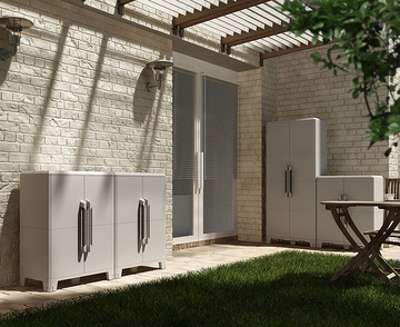 Venkovní plastová skříň TERRY MODULAR 3 s UV ochranou