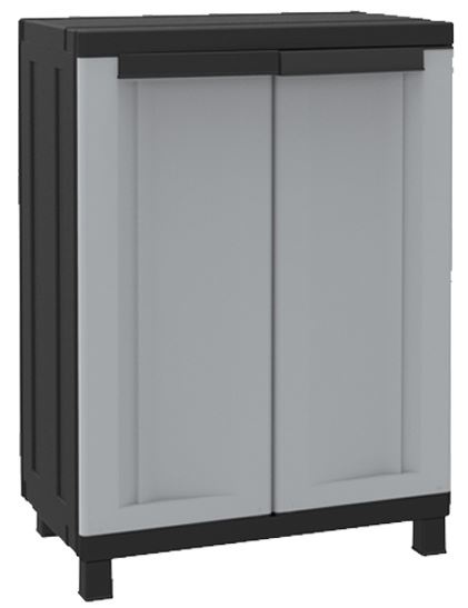 Plastová skříň TERRY TwistBlack 680 nízká