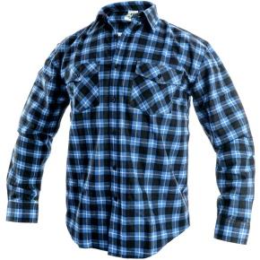 Flanelová košile CXS TOM modro-černá, vel. 39-40