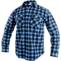 Flanelová košile CXS TOM modro-černá, vel. 41-42