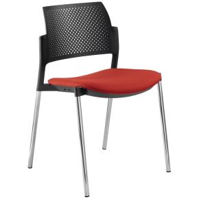 Konferenční židle LD Seating DREAM + 100BL-N plastový opěrák