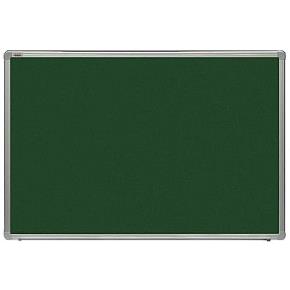Magnetická tabule s lakovaným povrchem pro popis křídou zelená, 150×100 cm