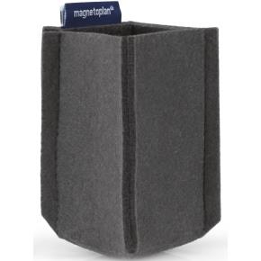 Magnetický držák popisovačů magnetoTray ecoAware šedý