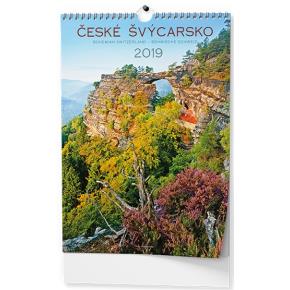 Nástěnný kalendář A3 České Švýcarsko 2019