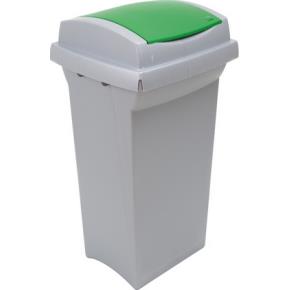 Odpadkový koš I.C.S. spa REC 50 l zelené víko