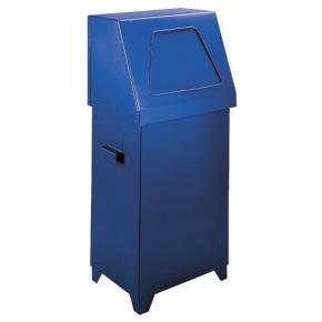 Odpadkový koš kovový 70l modrý
