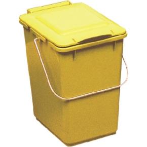 Odpadkový koš na tříděný odpad KSB 10 - Kliko žlutý