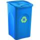 Odpadkový koš na tříděný odpad Stefanplast BEGREEN modrý 50L