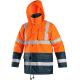 Pánská výstražná zimní bunda CXS OXFORD, oranžovo-modrá, vel. L