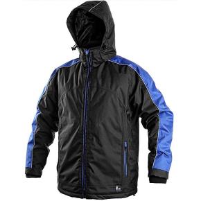 Pánská zimní bunda CXS BRIGHTON, černo-modrá, velikost M