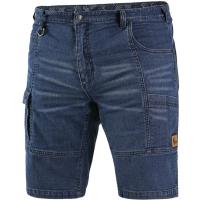 Pánské jeans kraťasy CXS MURET, modro-černé, vel. 46