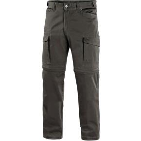 Pánské kalhoty do pasu CXS VENATOR s odepínacími nohavicemi, khaki, vel. 48
