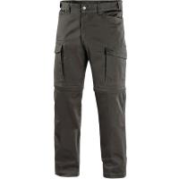 Pánské kalhoty do pasu CXS VENATOR s odepínacími nohavicemi, khaki, vel. 52