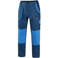 Pánské pracovní  kalhoty do pasu CXS LUXY JOSEF modro-modré, vel. 46