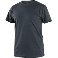 Pánské tričko CXS NOLAN s krátkým rukávem, antracitové, vel. M