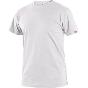 Pánské tričko CXS NOLAN s krátkým rukávem, bílé, vel. S