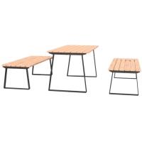 Piknikový set Coni, stůl + dvě lavičky bez opěradla