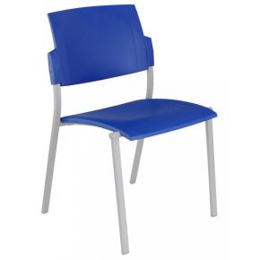 Plastová jednací židle ALBA SQUARE čtyřnohá