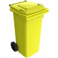 Plastová popelnice 120 l žlutá