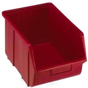 Plastový ukládací zásobník TERRY ECOBOX 114 červený