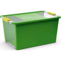 Plastový úložný box KETER Bi Box L s víkem 40l, zelený