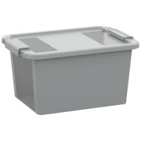 Plastový úložný box KETER Bi Box S s víkem 11l, šedý