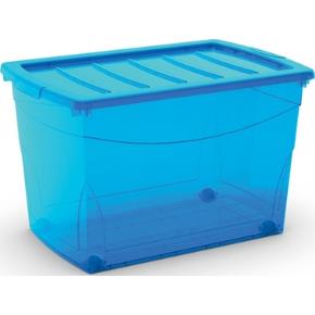 Plastový úložný box KETER Omni box XL modrý 60 l