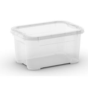 Plastový úložný box KETER T Box mini s víkem 1l - čirý
