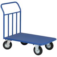 Plošinový vozík s plechovou ložnou plochou