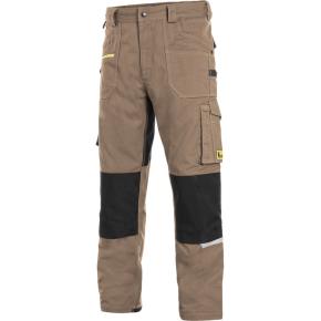 Pracovní kalhoty do pasu CXS STRETCH béžovo-černé, vel. 46