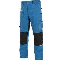 Pracovní kalhoty do pasu CXS STRETCH středně modré-černé, vel. 46
