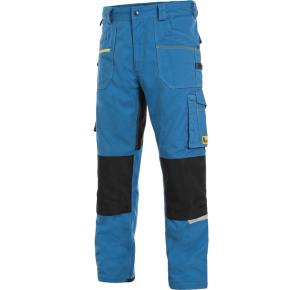 Pracovní kalhoty do pasu CXS STRETCH středně modré-černé, vel. 54