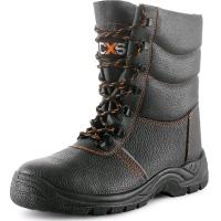 Pracovní obuv zimní poloholeňová CXS STONE TOPAZ S3 černá, vel. 37