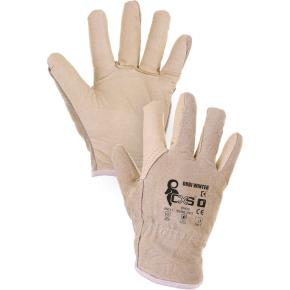 Pracovní rukavice celokožené CXS URBI WINTER zimní vel.11