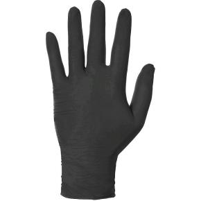 Pracovní rukavice jednorázové CXS STERN BLACK vel. 7 černé