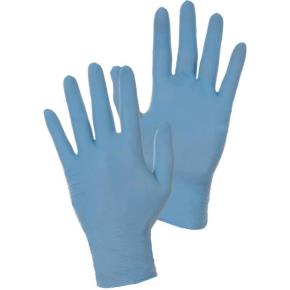 Pracovní rukavice jednorázové CXS STERN vel. 9 modré 100 ks