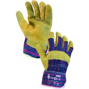 Pracovní rukavice kombinované CXS ZORO vel. 9 žluté