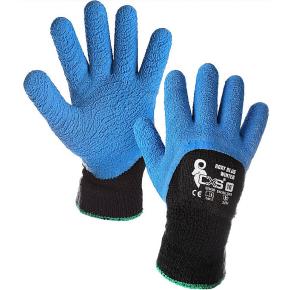 Pracovní rukavice povrstvené CXS ROXY BLUE WINTER zimní vel.10