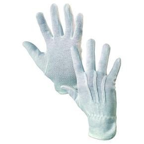 Pracovní rukavice textilní CXS MAWA vel. 6 bílé