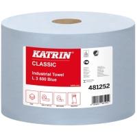 Průmyslová utěrka třívrstvá Katrin Classic L3 Blue, průměr 290mm - 2ks