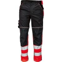 Reflexní kalhoty Cerva KNOXFIELD antracit/červená vel. 46